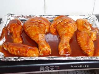 香辣烤鸡腿的做法步骤：4