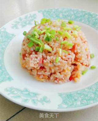 炒饭的做法步骤：4
