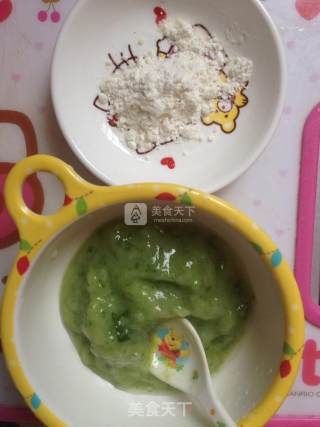 青菜虾球的做法步骤：4