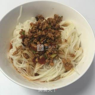 肉末葱油拌面的做法步骤：4