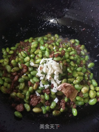 肉末毛豆的做法步骤：6