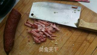 红肠豇豆的做法步骤：2