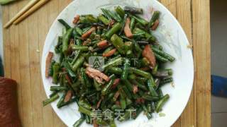 红肠豇豆的做法步骤：10