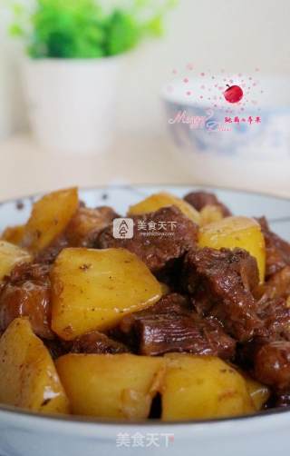 牛腩烧土豆的做法步骤：10