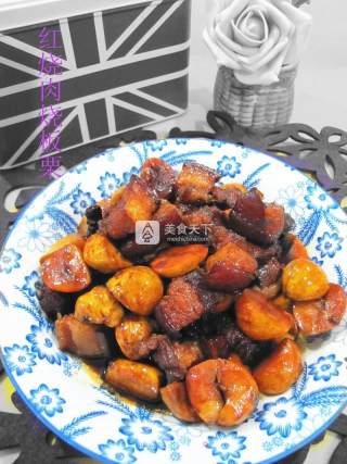 红烧肉烧板栗的做法步骤：12