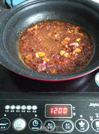 梅花肉炖小白菜冻豆腐的做法步骤：6