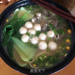 海蛎羹面汤的做法步骤：6