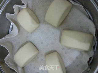 小米面刀切馒头的做法步骤：5