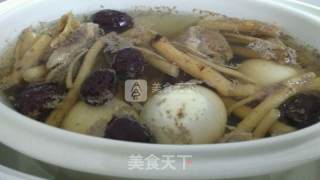 党参黄芪炖扇骨的做法步骤：5