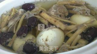 党参黄芪炖扇骨的做法步骤：6