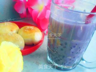 紫薯奶茶西米露的做法步骤：5