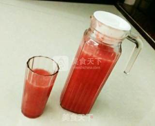 西瓜汁的做法步骤：5