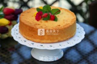 橙子戚风蛋糕的做法步骤：15