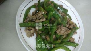 猪腰炒青椒的做法步骤：9