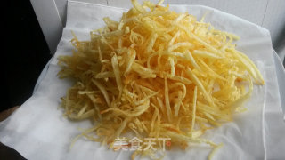黑芝麻土豆丝的做法步骤：5