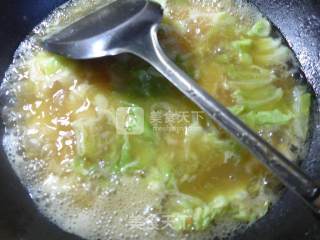 咖喱圆白菜面疙瘩的做法步骤：6