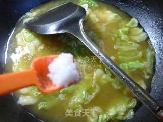 咖喱圆白菜面疙瘩的做法步骤：7