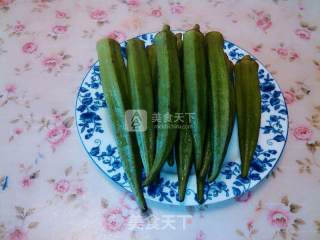 秋葵粉丝的做法步骤：1