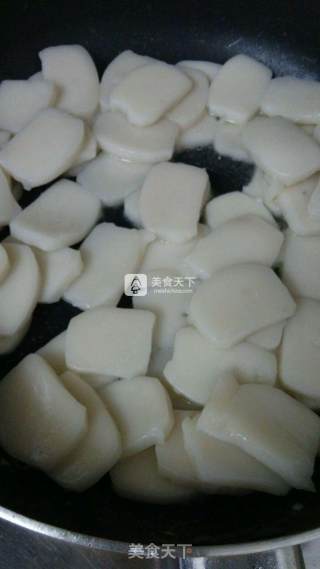 西红柿黄瓜炒年糕的做法步骤：12