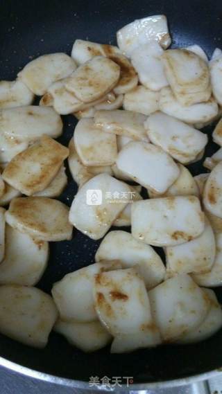 西红柿黄瓜炒年糕的做法步骤：14