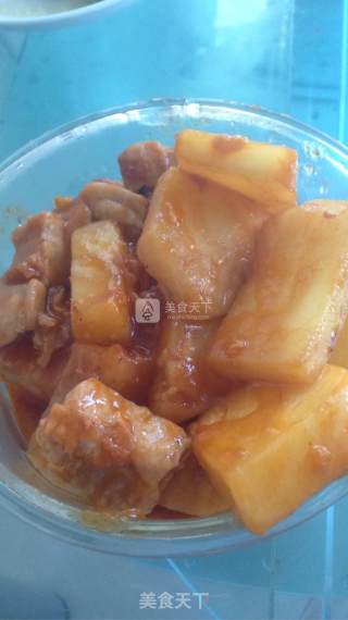 菠萝肉的做法步骤：10