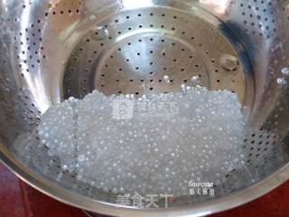 西米凉粉糕的做法步骤：2