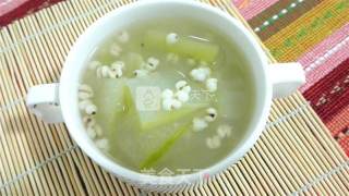 轻松美起来—薏仁冬瓜汤的做法步骤：7