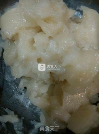 紫薯蔓越梅冰皮月饼的做法步骤：5