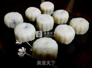 紫薯蔓越梅冰皮月饼的做法步骤：7