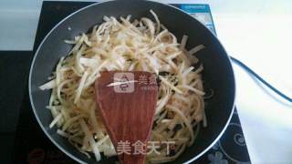 孜然炒饼的做法步骤：4
