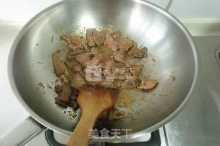 孜然牛肉小炒的做法步骤：4
