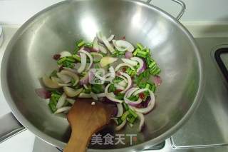 孜然牛肉小炒的做法步骤：6