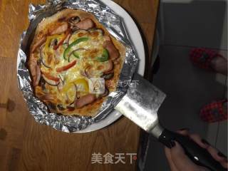 薄皮披萨的做法步骤：7