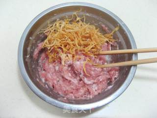 清蒸猪肉银鱼白菜的做法步骤：5