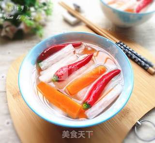 酸辣萝卜---一道开胃小菜的做法步骤：8
