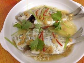 豆酱水蒸换米鱼的做法步骤：9