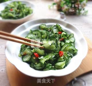 葱油黄瓜的做法步骤：8