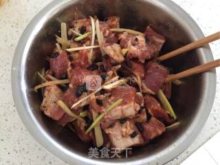 豆豉蒸排骨的做法步骤：9