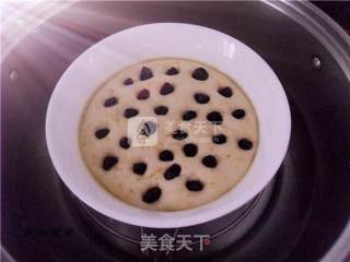 南瓜葡萄干发糕的做法步骤：10