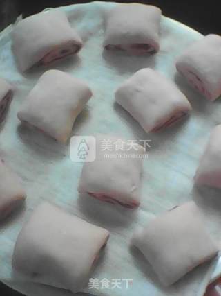 紫薯刀切馒头的做法步骤：6