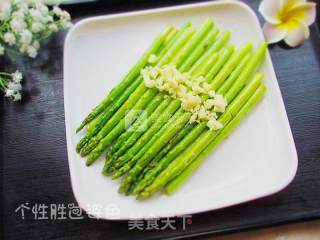 蒜蓉芦笋的做法步骤：7