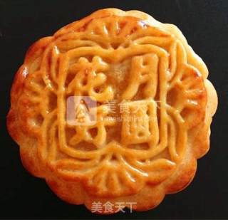 莲蓉蛋黄月饼的做法步骤：21
