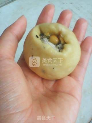 花生芝麻馅月饼的做法步骤：13
