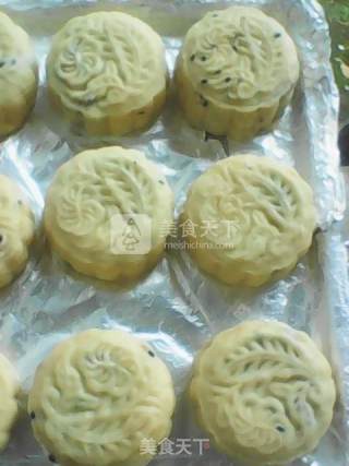花生芝麻馅月饼的做法步骤：14