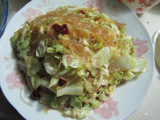 粉丝包菜的做法步骤：6