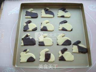 小花兔饼干的做法步骤：8
