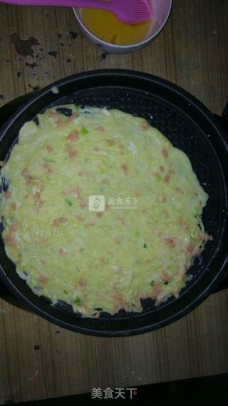 土豆鸡蛋煎饼的做法步骤：8