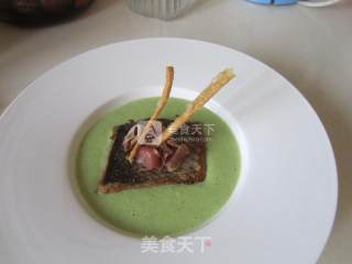 火腿鱼块佐豆泥的做法步骤：9