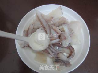洋葱丝瓜炒鱿鱼的做法步骤：5