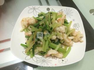 翡翠虾仁的做法步骤：11